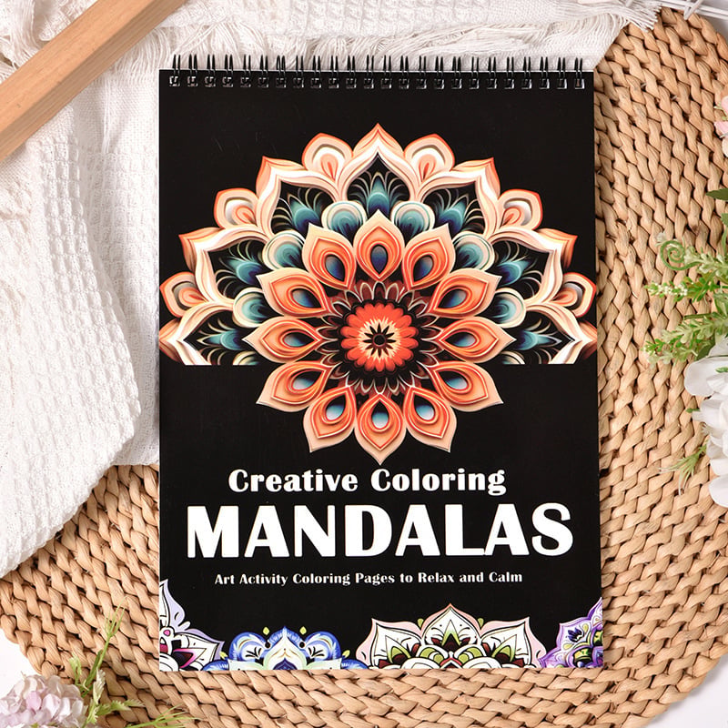 🎨✍️ كتب تلوين للكبار لتخفيف التوتر (✨غلاف مقوى)