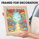 🎨✍️ كتب تلوين للكبار لتخفيف التوتر (✨غلاف مقوى)