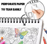🎨✍️ كتب تلوين للكبار لتخفيف التوتر (✨غلاف مقوى)
