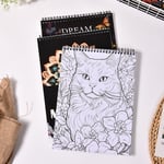 🎨✍️ كتب تلوين للكبار لتخفيف التوتر (✨غلاف مقوى)