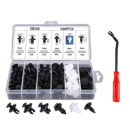 🔧🚗 طقم تثبيت للسيارة 630 قطعة – تشكيلة مشابك سيارات عالمية 📦