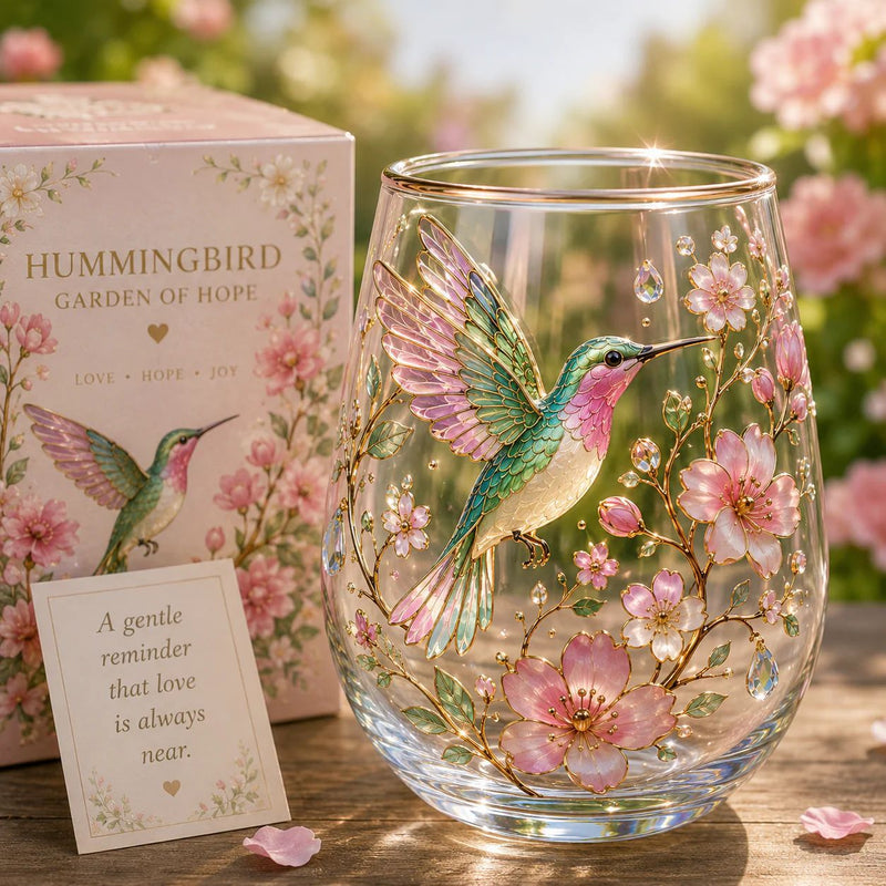 🌸 مجموعة أكواب زجاجية إصدار محدود 2026 "روعة صباح الحديقة" ☕🐦 detail view