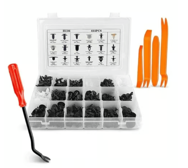 🔧🚗 طقم تثبيت للسيارة 630 قطعة – تشكيلة مشابك سيارات عالمية 📦