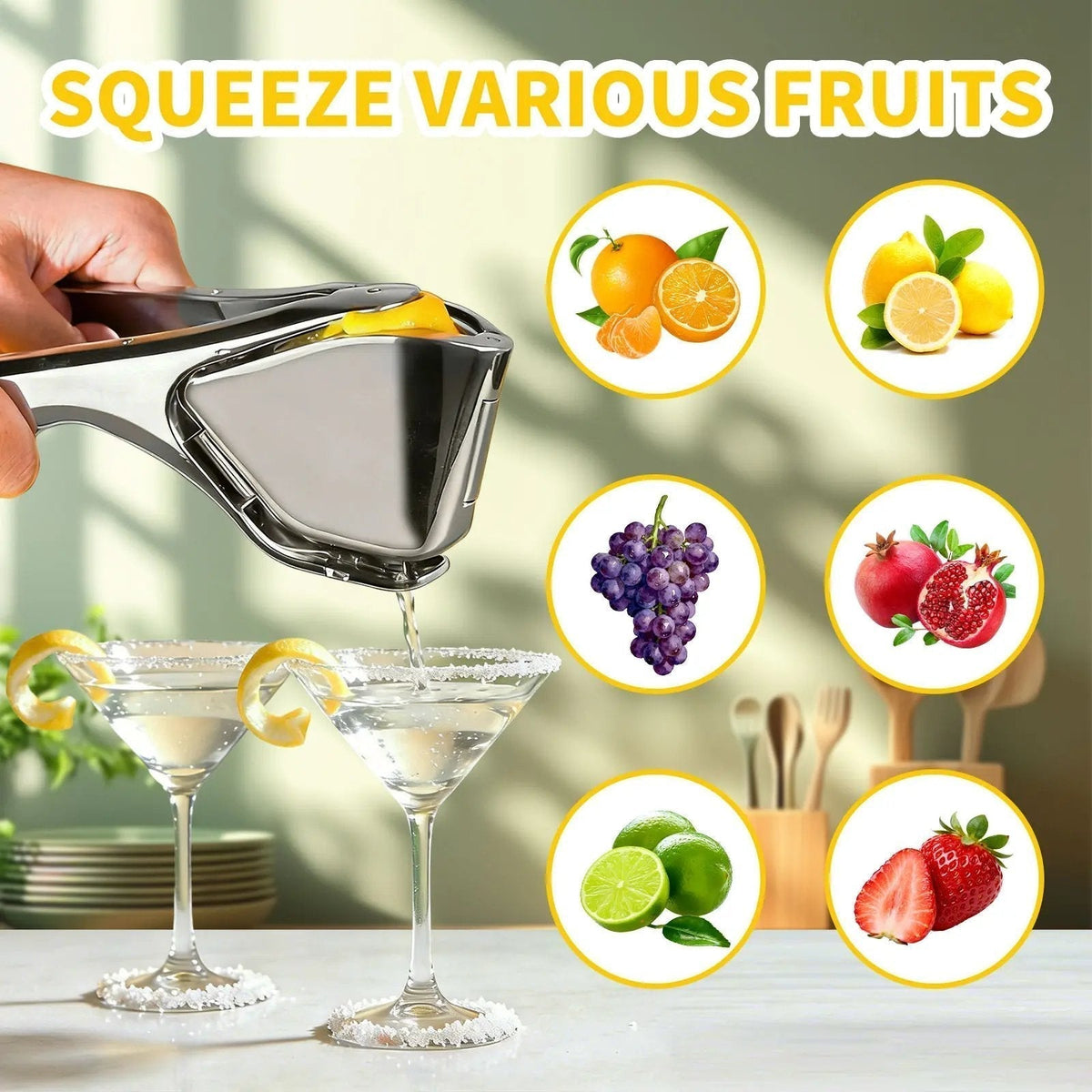 عصارة حمضيات | ستانلس ستيل أو بولي بروبلين 🍋