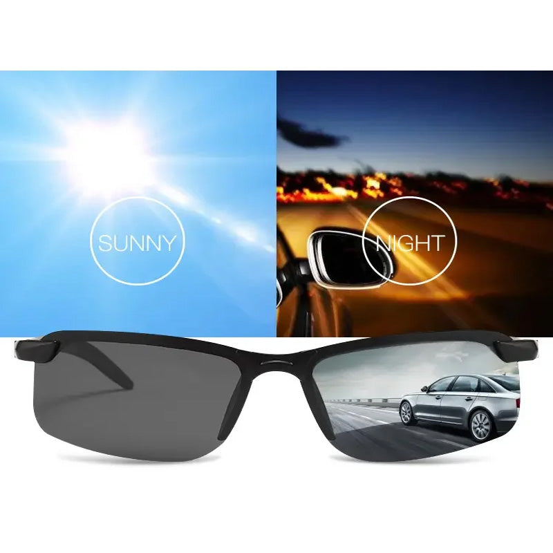 🔥تخفيضات هائلة 50% خصم🕶️☀️نظارات شمسية خفيفة الوزن متلونة بالضوء – عدسات ذاتية التعتيم لحماية من الأشعة فوق البنفسجية UV400 طوال اليوم وتقليل الوهج