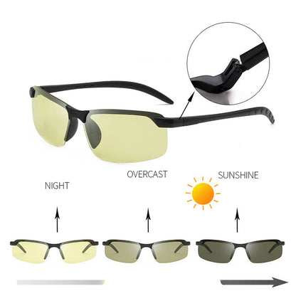🔥تخفيضات هائلة 50% خصم🕶️☀️نظارات شمسية خفيفة الوزن متلونة بالضوء – عدسات ذاتية التعتيم لحماية من الأشعة فوق البنفسجية UV400 طوال اليوم وتقليل الوهج